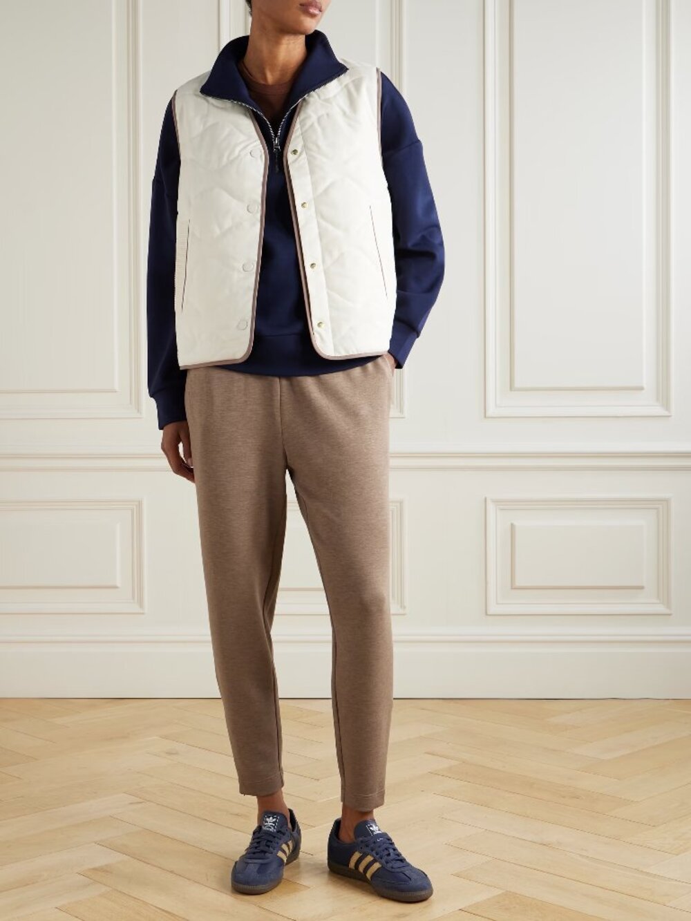 Varley Slim Pant 27.5 Taupe Marl